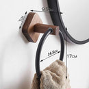 Conjunto de Suporte para Banheiro com Porta Toalha Lenogue