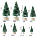 Conjunto Mini árvores de Natal em Pinheiro para Decoração Lenogue