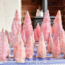 Conjunto Mini árvores de Natal em Pinheiro para Decoração Lenogue