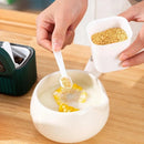 Conjunto Organizador de Temperos com Caixa e Garrafa para Cozinha Lenogue