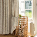 Cortina Blackout Jacquard Chenille com Redução de Ruído Bege Lenogue