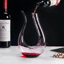 Decanter de Vinho de Vidro em Formato de Cisne 1500ml Lenogue