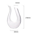 Decanter de Vinho de Vidro em Formato de Cisne 1500ml Lenogue