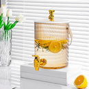 Dispenser de Bebidas 3,6l Transparente com Alça Portátil Lenogue
