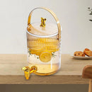 Dispenser de Bebidas 3,6l Transparente com Alça Portátil Lenogue