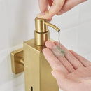 Dispenser de Sabonete Líquido em Aço Inox para Banheiro e Cozinha Lenogue