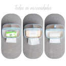 Dispenser Porta Lenço e Papel com Compartimento Multifuncional para Banheiro Lenogue