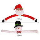Enfeite de Natal Pelúcia Noel e Boneco de Neve para árvore Lenogue