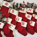 Enfeite Meias de Natal Letras do Alfabeto Lenogue