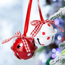 Enfeites de Natal de Metal com Sinos e Flocos de Neve Lenogue