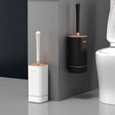 Escova Sanitária de Silicone com Suporte e Cerdas Flexíveis Lenogue