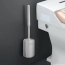 Escova Sanitária de Silicone com Suporte para Banheiro Lenogue