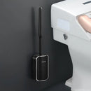 Escova Sanitária de Silicone com Suporte para Banheiro Lenogue