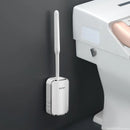 Escova Sanitária de Silicone com Suporte para Banheiro Lenogue