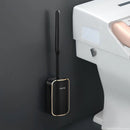 Escova Sanitária de Silicone com Suporte para Banheiro Lenogue