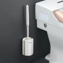 Escova Sanitária de Silicone com Suporte para Banheiro Lenogue