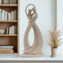 Escultura Abstrata de Casal para Mesa e Decoração Moderna Lenogue