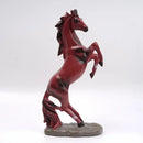Escultura Cavalo em Resina Estilo Europeu com Pintura Manual Lenogue