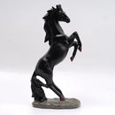 Escultura Cavalo em Resina Estilo Europeu com Pintura Manual Lenogue