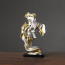 Escultura de Casal se Beijando em Resina para Decorar Lenogue