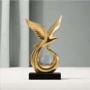 Escultura Decorativa Símbolo de Prosperidade em Resina Premium Lenogue
