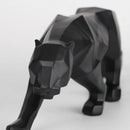 Estátua de Leopardo em Resina para Decoração de Mesa Lenogue