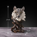 Estátua Decorativa de Animal em Resina Estilo Europeu Lenogue