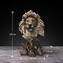 Estátua Decorativa de Animal em Resina Estilo Europeu Lenogue