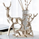 Estátuas de Cervo para Decoração de Mesa em Resina 2 Peças Lenogue