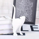 Estátuas de Gatos Decorativas em Resina para Decoração Lenogue