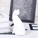 Estátuas de Gatos Decorativas em Resina para Decoração Lenogue