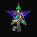 Estrela Led Acrílica para Topo de árvore de Natal Iluminada Lenogue