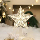 Estrela Led Acrílica para Topo de árvore de Natal Iluminada Lenogue