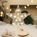 Estrela Led Acrílica para Topo de árvore de Natal Iluminada Lenogue