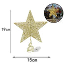 Estrela Led Ferro para Topo de árvore de Natal Fio de Cobre Lenogue