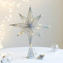 Estrela Led Iluminada para Topo de árvore de Natal Decorativa Lenogue