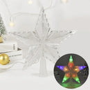 Estrela para árvore de Natal Led com Efeito Cristal Lenogue