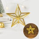 Estrela para árvore de Natal Led com Efeito Cristal Lenogue