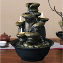 Fonte Decorativa de água em Resina Feng Shui para Sala Lenogue