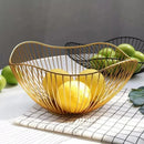 Fruteira de Metal Decorativa Multiuso para Organizar Frutas e Decorar Lenogue