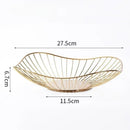 Fruteira de Metal Decorativa Multiuso para Organizar Frutas e Decorar Lenogue
