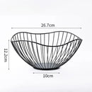 Fruteira de Metal Decorativa Multiuso para Organizar Frutas e Decorar Lenogue