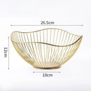 Fruteira de Metal Decorativa Multiuso para Organizar Frutas e Decorar Lenogue