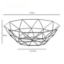 Fruteira de Metal Decorativa Multiuso para Organizar Frutas e Decorar Lenogue