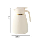 Garrafa Térmica de Inox para Café e Chá com Forro de Vidro Lenogue