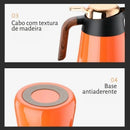 Garrafa Térmica de Inox para Café e Chá com Isolamento a Vácuo Lenogue