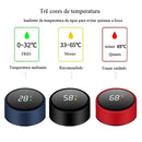 Garrafa Térmica Inox com Sensor de Temperatura Digital Led para Bebidas Lenogue