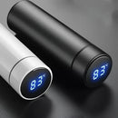 Garrafa Térmica Inox com Sensor de Temperatura Digital Led para Bebidas Lenogue