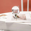 Globo de Cristal Transparente Mapa Mundial para Mesa Lenogue