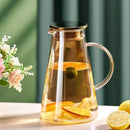 Jarra de Vidro Borossilicato com Tampa para Bebidas 2l Lenogue